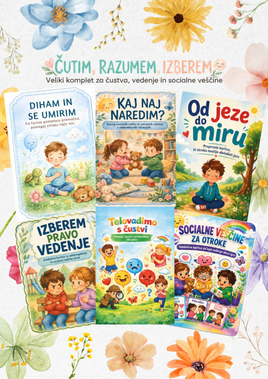 Veliki komplet za čustva, vedenje in socialne veščine