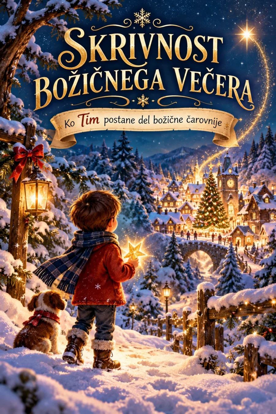 Personalizirana knjiga skrivnost božičnega večera