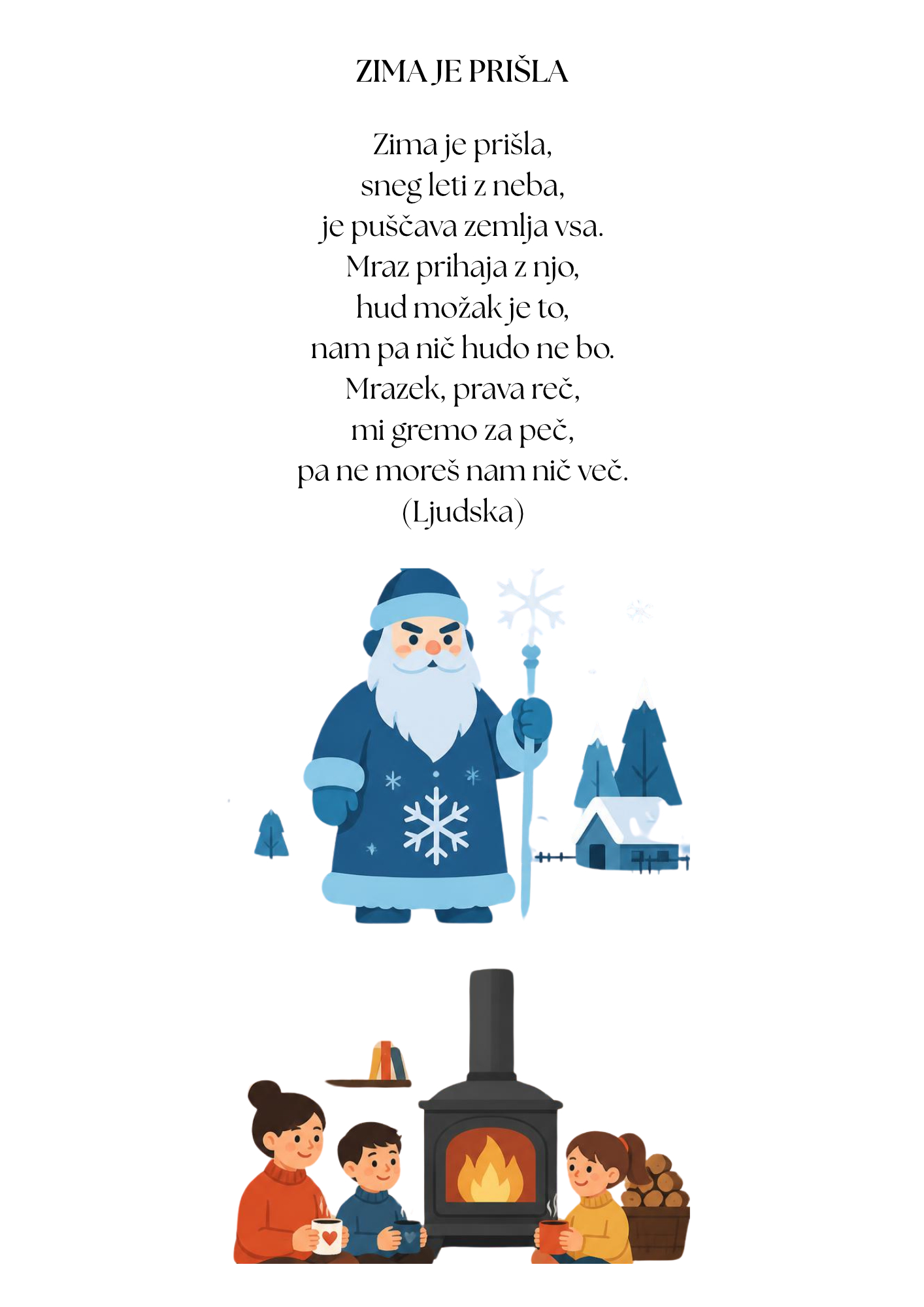 Ko zima postane zgodba - Igrivo berem - slika 3