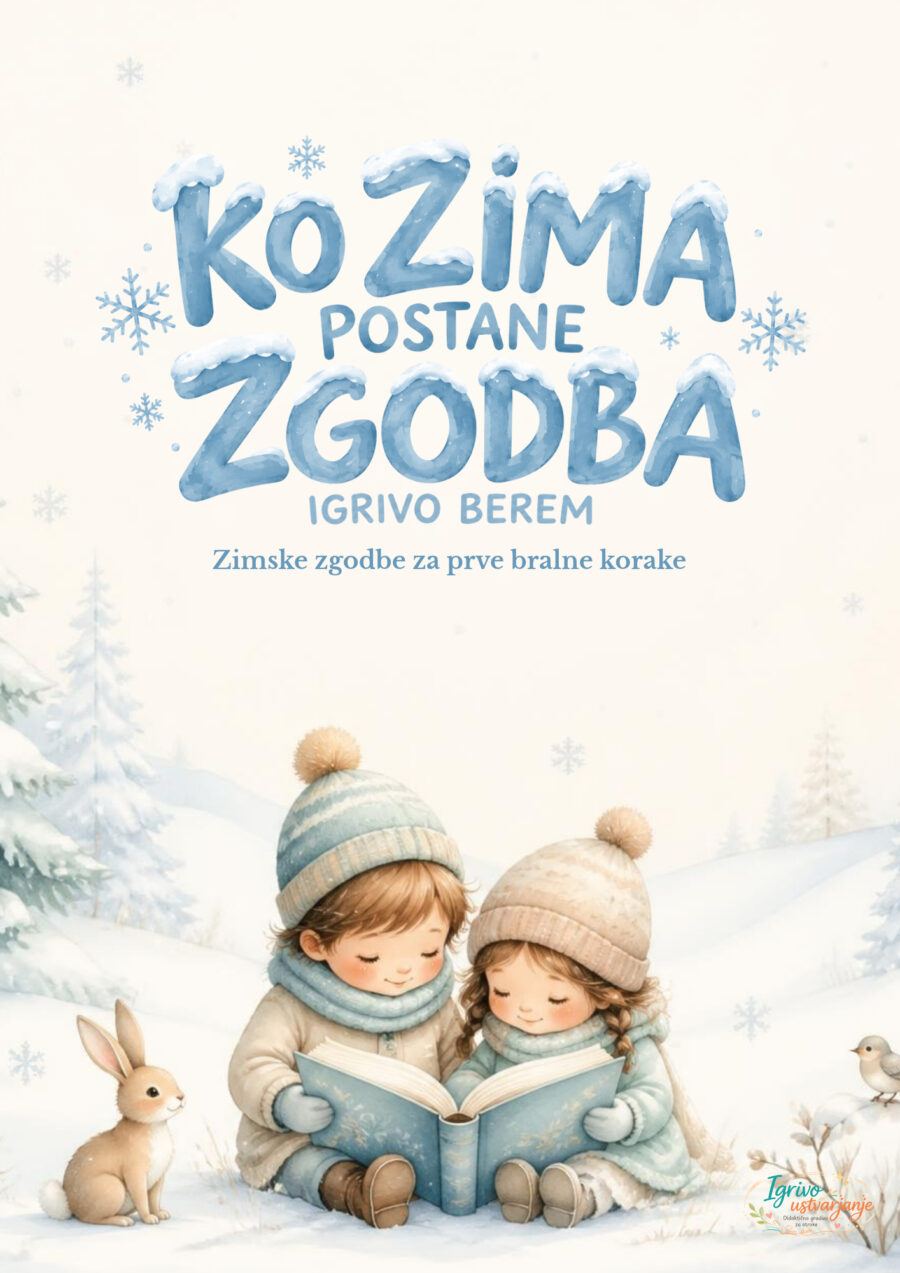 Ko zima postane zgodba - Igrivo berem